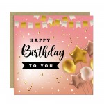 Birthday Card For Her Happy Birthday 14.5x14.5cm Card For Women