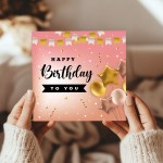 Birthday Card For Her Happy Birthday 14.5x14.5cm Card For Women