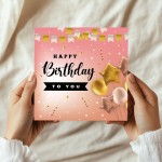 Birthday Card For Her Happy Birthday 14.5x14.5cm Card For Women