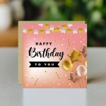 Birthday Card For Her Happy Birthday 14.5x14.5cm Card For Women