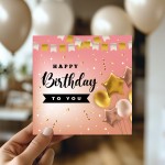 Birthday Card For Her Happy Birthday 14.5x14.5cm Card For Women