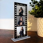 Personalised Retro Film Photo Plaque Mum Photo Collage Sign