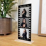 Personalised Retro Film Photo Plaque Mum Photo Collage Sign