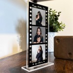 Personalised Retro Film Photo Plaque Mum Photo Collage Sign