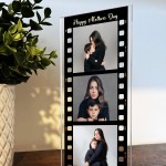 Personalised Retro Film Photo Plaque Mum Photo Collage Sign