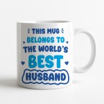 World's Best Husband Mug, Gifts For Him, Husband Birthday Gift