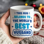 World's Best Husband Mug, Gifts For Him, Husband Birthday Gift