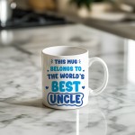 World's Best Uncle Mug Uncle Mug Gifts For Uncle Birthday