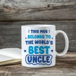 World's Best Uncle Mug Uncle Mug Gifts For Uncle Birthday