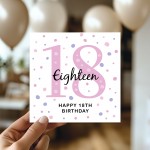 18th Birthday Card For Daughter Friend Cousin Granddaughter