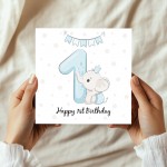 1st Birthday Card For Boy Son 1st Birthday Card Nephew Card