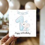 1st Birthday Card For Boy Son 1st Birthday Card Nephew Card