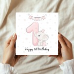 1st Birthday Card For Girl Daughter 1st Birthday Card Niece