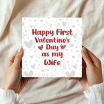 1st Valentines Card For Wife, Valentines Day Card Wife