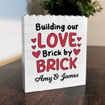 Personalised Gift For Couple Gift For Anniversary Birthday Block