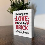 Personalised Gift For Couple Gift For Anniversary Birthday Block