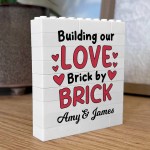 Personalised Gift For Couple Gift For Anniversary Birthday Block