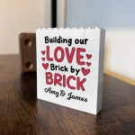 Personalised Gift For Couple Gift For Anniversary Birthday Block