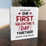 Personalised Our First Valentines Day Gift For Coupl