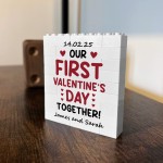 Personalised Our First Valentines Day Gift For Coupl