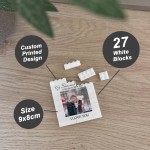 Personalised Photo Bricks For Couple Photo Plaque Anniversary