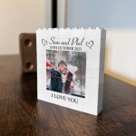 Personalised Photo Bricks For Couple Photo Plaque Anniversary