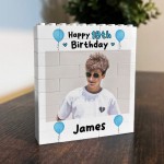 Personalised Photo Bricks Plaque 18th Birthday Gifts For Men