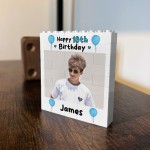 Personalised Photo Bricks Plaque 18th Birthday Gifts For Men