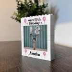 Personalised Photo Bricks Plaque 18th Birthday Gift For Women