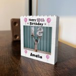 Personalised Photo Bricks Plaque 18th Birthday Gift For Women