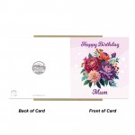 Happy Birthday Mum, Floral Mum Birthday Card, Card For Mum