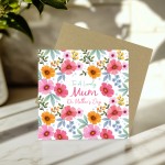 To A Lovely Mum On Mothers Day Card, Mum Card From Daughter Son