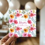 To A Lovely Mum On Mothers Day Card, Mum Card From Daughter Son