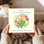 Thank You Card For Mum Brilliant Things You Do Card Mum Card