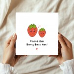 You Are The Berry Best Mum Strawberry Card Mothers Day Card