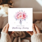 With Love On Mothering Sunday Card Mothers Day Card For Mum Nan