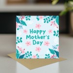 Mothers Day Card and Wooden Heart Bundle Mothers Day Card