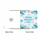 Mothers Day Card and Wooden Heart Bundle Mothers Day Card