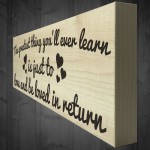 Love Is The Greatest Thing Wooden Freestanding Plaque